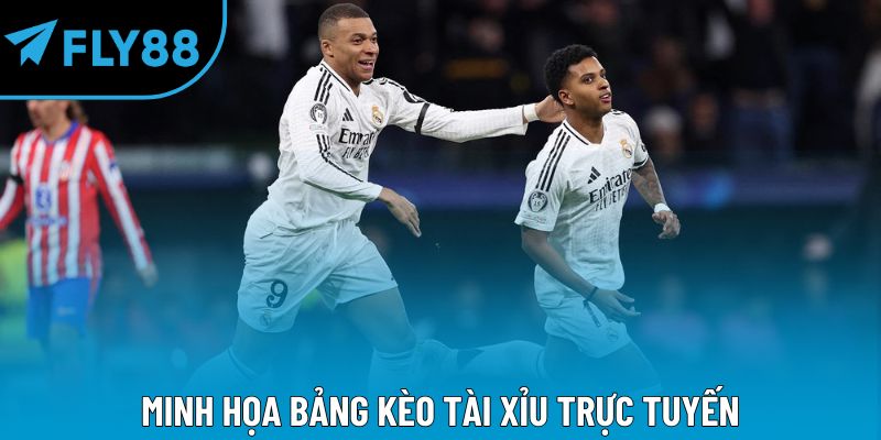 Minh họa bảng kèo tài xỉu trực tuyến